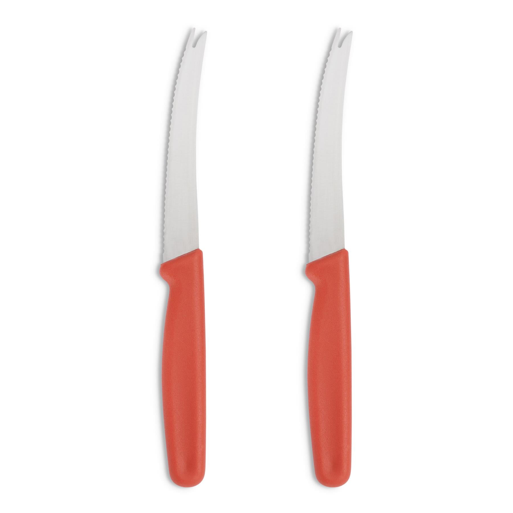 HIC Kitchen Serrated Tomato Knife, German Steel Blade, Set of 2