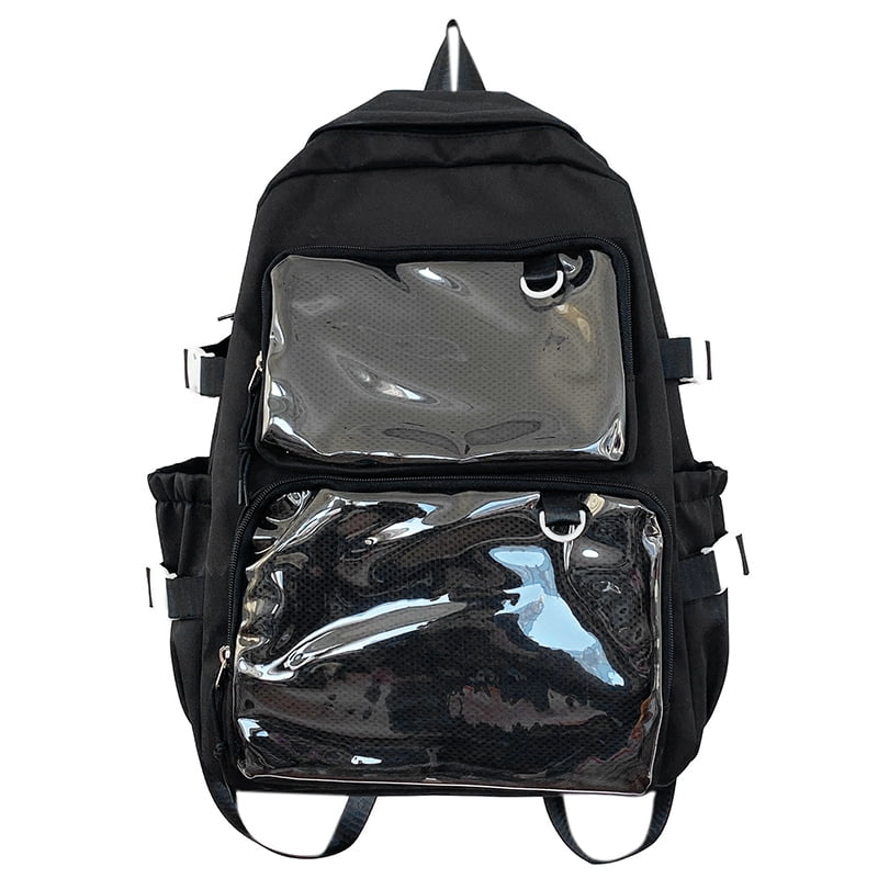 Japanese Style Transparent Ita Bag Comic Cons Large Capacity Women Backpack Fashion School Bags for College Student JK
