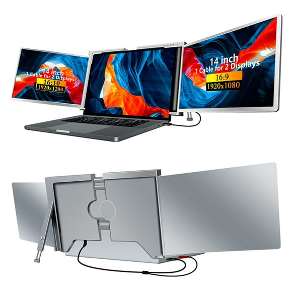 Monitor,2 Windows Inches Laptop Monitor Windows Monitor 1 15-17.3 Inch 15-17.3 Screen 1 Cable Laptop Screen Fhd Portable Inch Laptop 1080p Ips Windows 15-17.3 Portable Monitor Cable 2 Monitor With 1