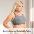 thumbnail image 4 of Extractores de leche ajustables Momcozy Pumping Bra Holding Grey XL, 4 of 6