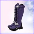 thumbnail image 4 of Botas de cosplay de OW Kiriko, accesorios de disfraz, disfraz de fantasía para mujer, zapatos de cuero para Halloween, hechos a medida, 4 of 5