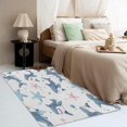 thumbnail image 4 of Kids Shark Area Rug 2x3, Shark Rugs for Entryway Bedroom Living Room, Cartoon Shark Indoor Door Mat, Machine Washable Rug, Non Slip Soft Low Pile Home Decor Carpet 8i&-152, 4 of 7