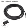 thumbnail image 2 of Uxcell Round Belts 5mm Dia 3 Meters Length Smooth Surface PU Polyurethane, Black, 2 of 4