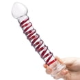 thumbnail image 3 of Glas Mr. Swirly 10" Glass Dildo, Clear, 3 of 5