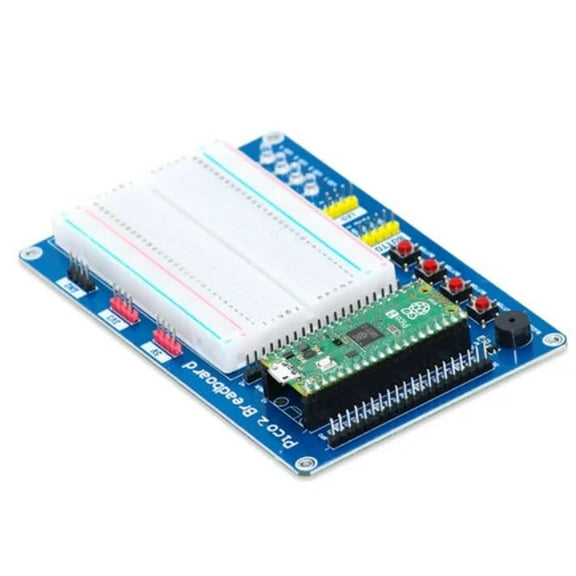 sb components Raspberry Pi Pico 2 with Raspberry Pi Pico Breadboard Kit, Multi-purpose Raspberry Pi Pico Breadboard Kit