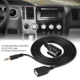 Mgaxyff AUX USB Cable,Car Audio AUX USB Adapter Cable for Mercedes Benz