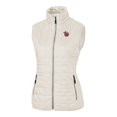 thumbnail image 2 of Women's Cutter & Buck Oatmeal Fort Wayne TinCaps Rainier PrimaLoft Eco Insulated Full-Zip Puffer Vest, 2 of 3
