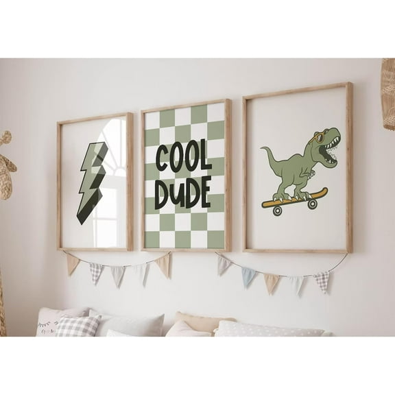 Boho Nursery Wall Art Baby Girl Wall Decor Kids Rainbow Canvas Wall Art You Are My Sunshine Pictures Toddler Sun Prints Nursery Artwork for Room Bedroom Set of 3 12x16 Inch Unframed