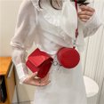 thumbnail image 3 of Sywqhk Mini Bolsos De Hombro Para Mujer, Bolso Cruzado De Piel De Cocodrilo (Rojo) Sywqhk Para estrenar, 3 of 9