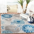 thumbnail image 1 of SAFAVIEH Cabana Garnet Floral Outdoor Area Rug, 1 of 5