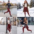 thumbnail image 6 of Women's Fleece Lined Jogger Sweatpants with Pockets Winter Thermal Athletic Lounge Pants for Women, 6 of 7