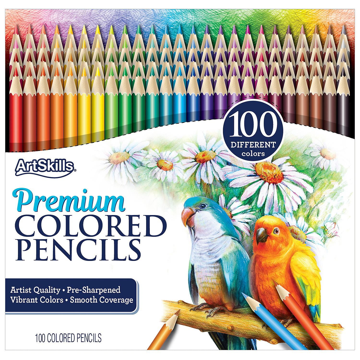Pre-Sharpened Triangular Adult Artist Details about   72 Parrot Wooden Colored Coloring Pencils 