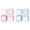 Z_A+B, variant on YDYB Pink 3x3 Inch Decorative Sticky Notes, Cute Patterned Memo Pads, 4 Styles No-Residue Self-Adhesive for Planners, Office, Home and Daily Use