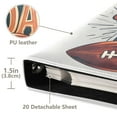 thumbnail image 3 of FORMRS 3 Ring Photo Album 4"x6" Self Adhesive Large Capacity PU Leather Cover, Game Day, 3 of 8