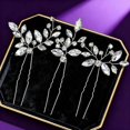 thumbnail image 6 of Elegant Hair Pins for Bridal and Western Couture Statement Barrettes for Weddings and Photoshoots,2.36×2.52inch,White, 6 of 9