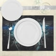 thumbnail image 3 of Ambesonne Fantasy Place Mats Set of 4, Cartoon Gothic, Standard Size, Grey, 3 of 6