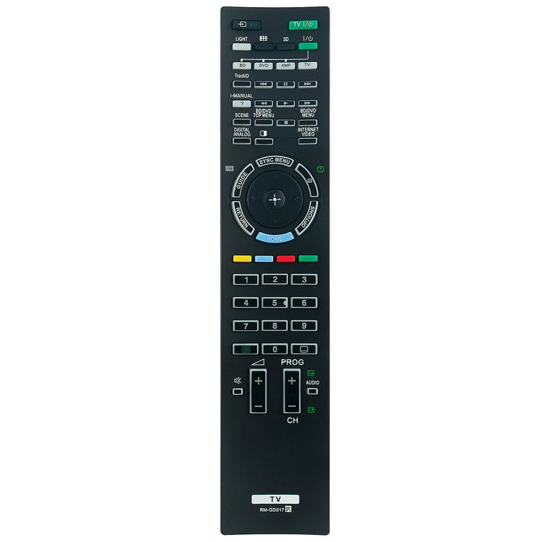 Infrared IR Remote Control RM-GD017 Replace for Sony TV KDL