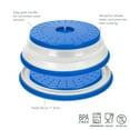 thumbnail image 3 of Silicone Microwave Cover, Collapsible  Microwave Splatter Cover BPA Free, 3 Colors, 3 of 5