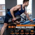 thumbnail image 2 of GIKPAL 110LB(55lbs*2) Adjustable Dumbbells Set,10 in 1 Quick-Select 10-55lbs Weight Adjustable Dumbbells for Full Body Home Workout, 2 of 7