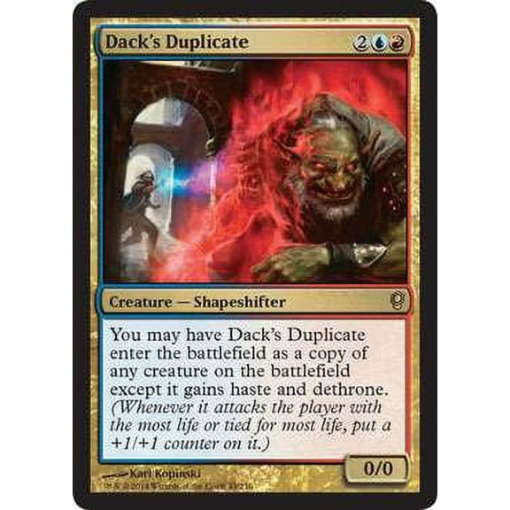 MtG Conspiracy Rare Dack's Duplicate #43