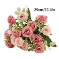 thumbnail image 3 of Artificial Rose Flowers, Silk Roses Bouquet, UV Resistant Roses for Outdoor Summer Decor, Wedding Birthday Home Centerpiece Table Decoration, 3 of 5