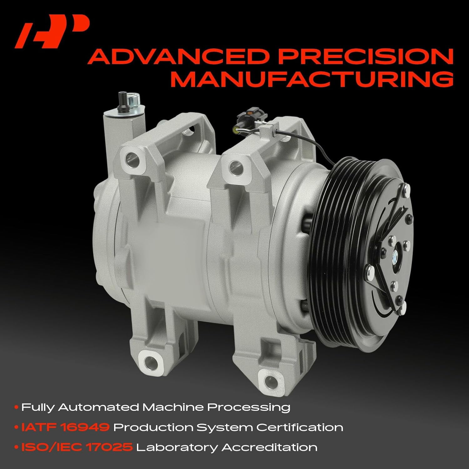A-Premium AC Compressor with Clutch Compatible with Nissan Altima 2002-2006 L4 2.5L Sedan
