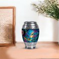 thumbnail image 7 of JAGASY Snake Urn for Adult Ashes Remains - Small Keepsake Forest Urns for Human Ashes Men - Decorative Women Urns for Daughter - Miniature Blue Urn for Memorial Funeral - 3 Inch, 7 of 7
