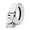 Silver Buckle, variant on TRISJEM Unisex White M Buckle Belt, PU Leather Fashion Belt with Statement Letter Buckle, Adjustable Waist Belt for Men and Women