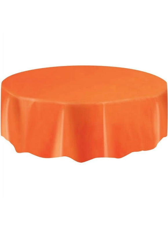 Round Plastic Tablecloths in Plastic Tablecloths