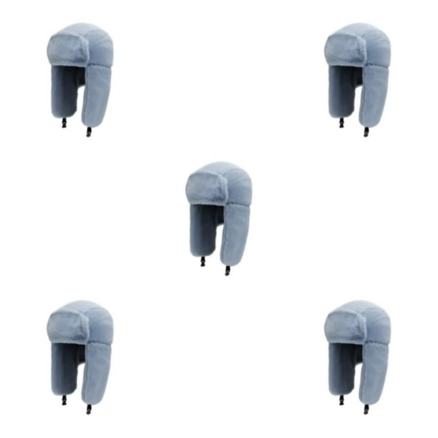 Transemion Chapeau de Ski Élégant et Résistant aux Déchirures pour Automne et Hiver Large Application Gris 5Set