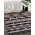 thumbnail image 3 of Ahgly Company Machine Washable Indoor Rectangle Industrial Modern Rosy Pink Area Rugs, 3' x 5', 3 of 7