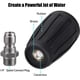 thumbnail image 3 of Boquilla turbo para hidrolimpiadora, boquilla giratoria y 5 puntas, conexión rápida de 1/4 de pulgada, 3600 psi, orificio de 2,5, 3 of 5