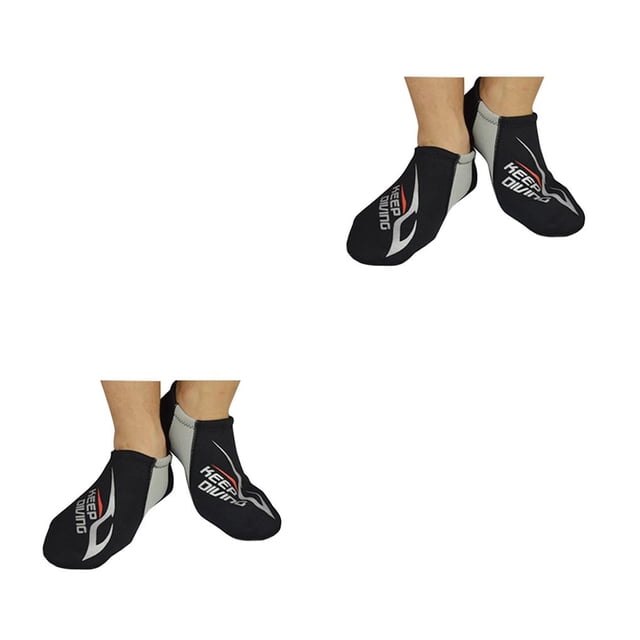 Greeniant Calcetines de buceo de nailon Keep Diving DS-112, zapatos de vadeo para nadar con protector subacuático de varios tamaños, cálidos para gris Type1 NO1 Greeniant CBP192640