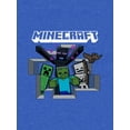 thumbnail image 3 of Minecraft Boys Attack Overworld Graphic T-Shirts, 2-Pack, Sizes 4-18, 3 of 5