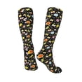 thumbnail image 5 of Lsque Flower Butterfly Printed Crew Socks Men's Women's LightWeight Thin Casual Calf Socks ,Knee High Socks,Cotton Socks, 5 of 9