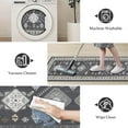 thumbnail image 4 of TECHVIDA Kitchen Rug Set 3 Piece,Non Slip Machine Washable Kitchen Mats,Farmhouse Hallway Doormat for Home Floor and Living Room,Gray, 4 of 10