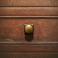 thumbnail image 4 of Goo-Ki 6 Pack Antique Brass Cabinet Knobs with Backplate for Drawer Cupboard, Single Hole/Screw Vintage Bronze Drawer Knob Pulls Handle Zinc Alloy Hardware (F32), 4 of 6