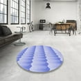 thumbnail image 4 of Ahgly Company Machine Washable Indoor Rectangle Transitional Light Slate Blue Area Rugs, 7' x 9', 4 of 7