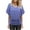 A-Purple, variant on Tiweut Women's Short Sleeve V-Neck Casual Dolman Top with Side Shirring,Brown