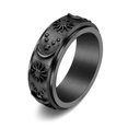 thumbnail image 1 of 8 Anillo de runas giratorias para hombres y mujeres, regalo grabado personalizado, 1 of 5