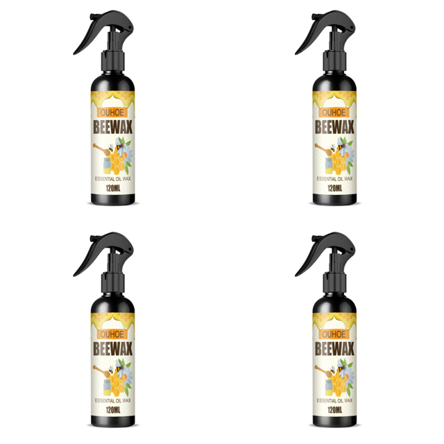 Muebles Spray de cera de abejas 120 ml Pulido de desgaste Resistente para el piso (a)