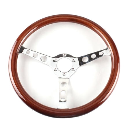 Wooden Steering Wheel Adapter for Classic Car Universal Installation 15 inch