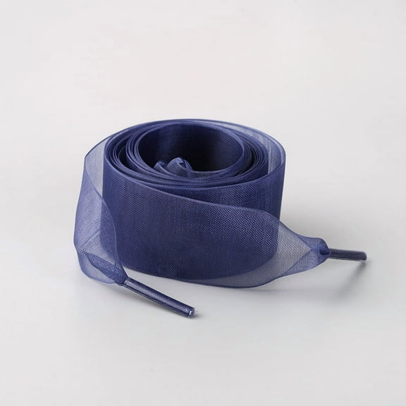 XmhyTop-A 2 Pairs Ribbon Shoe Laces,120*2.3cm Fashion Decorative Sneaker Laces for Shoes,S11