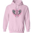 thumbnail image 2 of Inktastic Breast Cancer Cool Wings Adult Hoodie Sweatshirt, 2 of 4