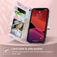 thumbnail image 5 of ULAK Wallet Case for iPhone 13 for Women Girls, Kickstand Phone Case with Card Holder for Apple iPhone 13 6.1 inch 2021, Rose Gold, 5 of 10