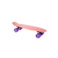 thumbnail image 1 of Patineta semiprofesional minicruiser tipo Penny Display naranja trucks negros ruedas moradas, 1 of 4