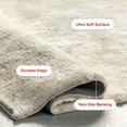 thumbnail image 3 of nuLOOM Loni SuperiorWash Solid Machine Washable Shag Area Rug, 8' x 10', Loni Cream, 3 of 9