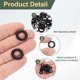 thumbnail image 4 of 100 Pcs Arandelas Planas de Acero Inoxidable M8, Arandela Plana de Metal de 16mm de Diámetro Exterior para Tornillos y Pernos, Acabado Negro, 4 of 5