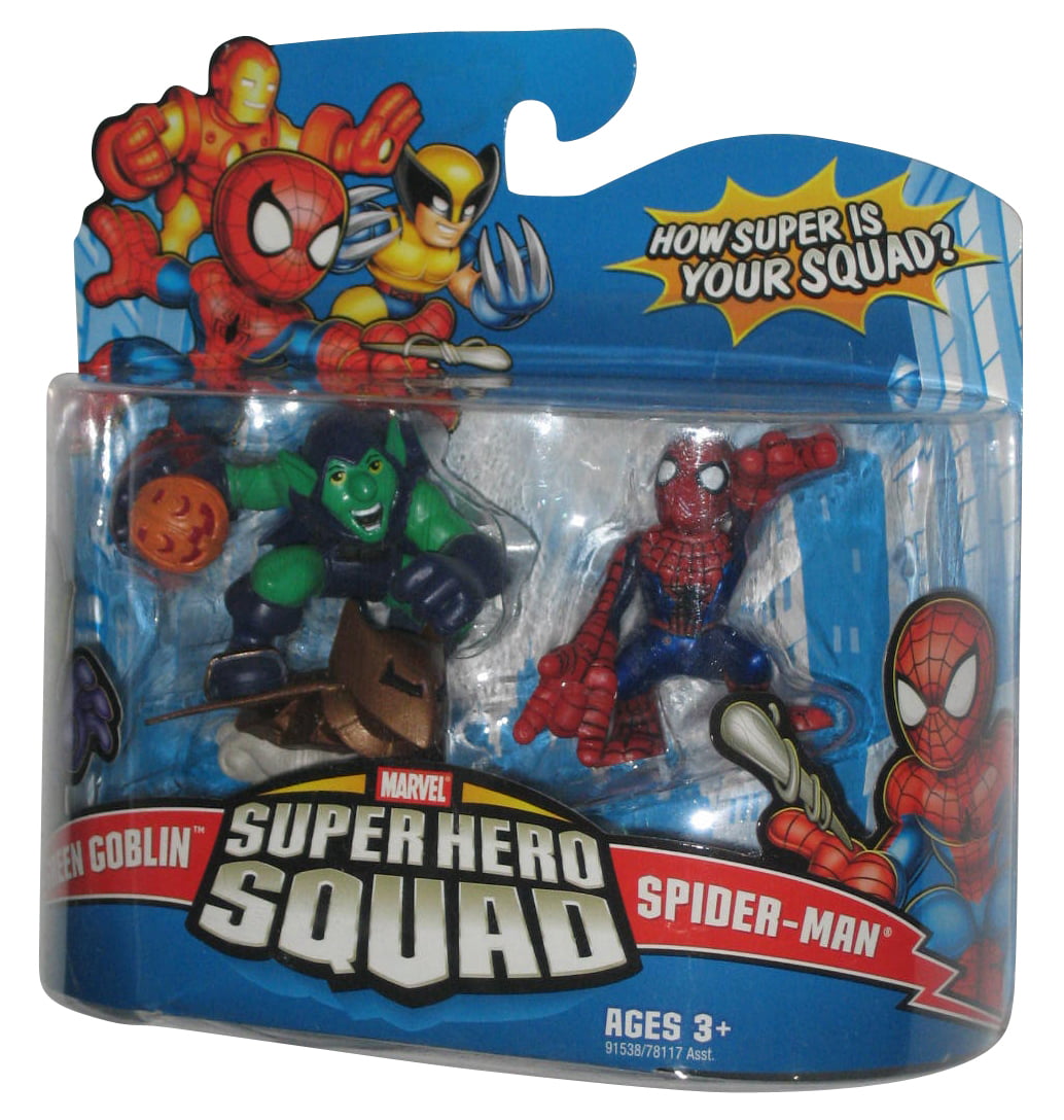 2.5" Hasbro Playskool Marvel Super Hero Adventures GREEN GOBLIN Boy Toy 