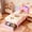 Pink, variant on Bioever Twin Bed Frame with LED Lighting, Charging Port, Storage Drawers, Pink, Teddy Velvet